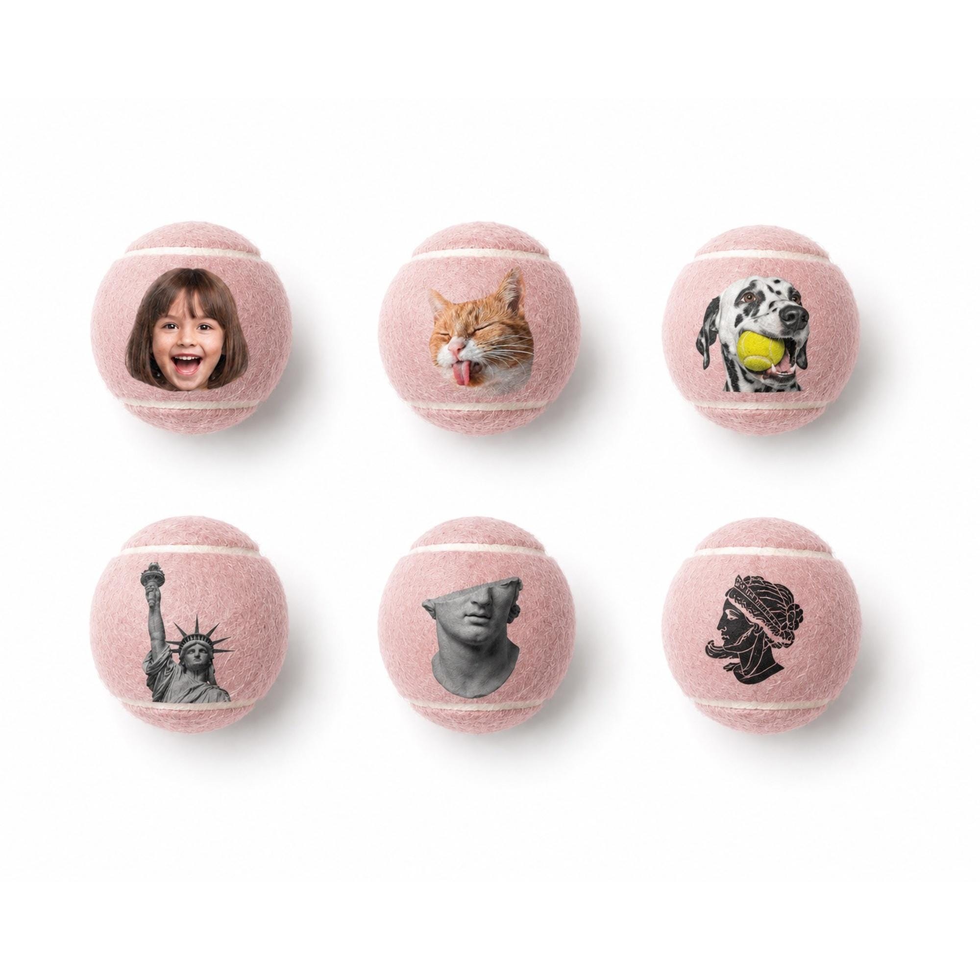 Custom Name Tennis Ball Unique Tennis Gift for Players, Coaches, Pet Lovers & Birthdays