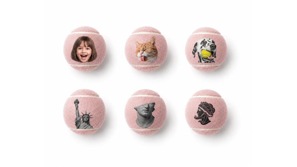 Custom Name Tennis Ball Unique Tennis Gift for Players, Coaches, Pet Lovers & Birthdays