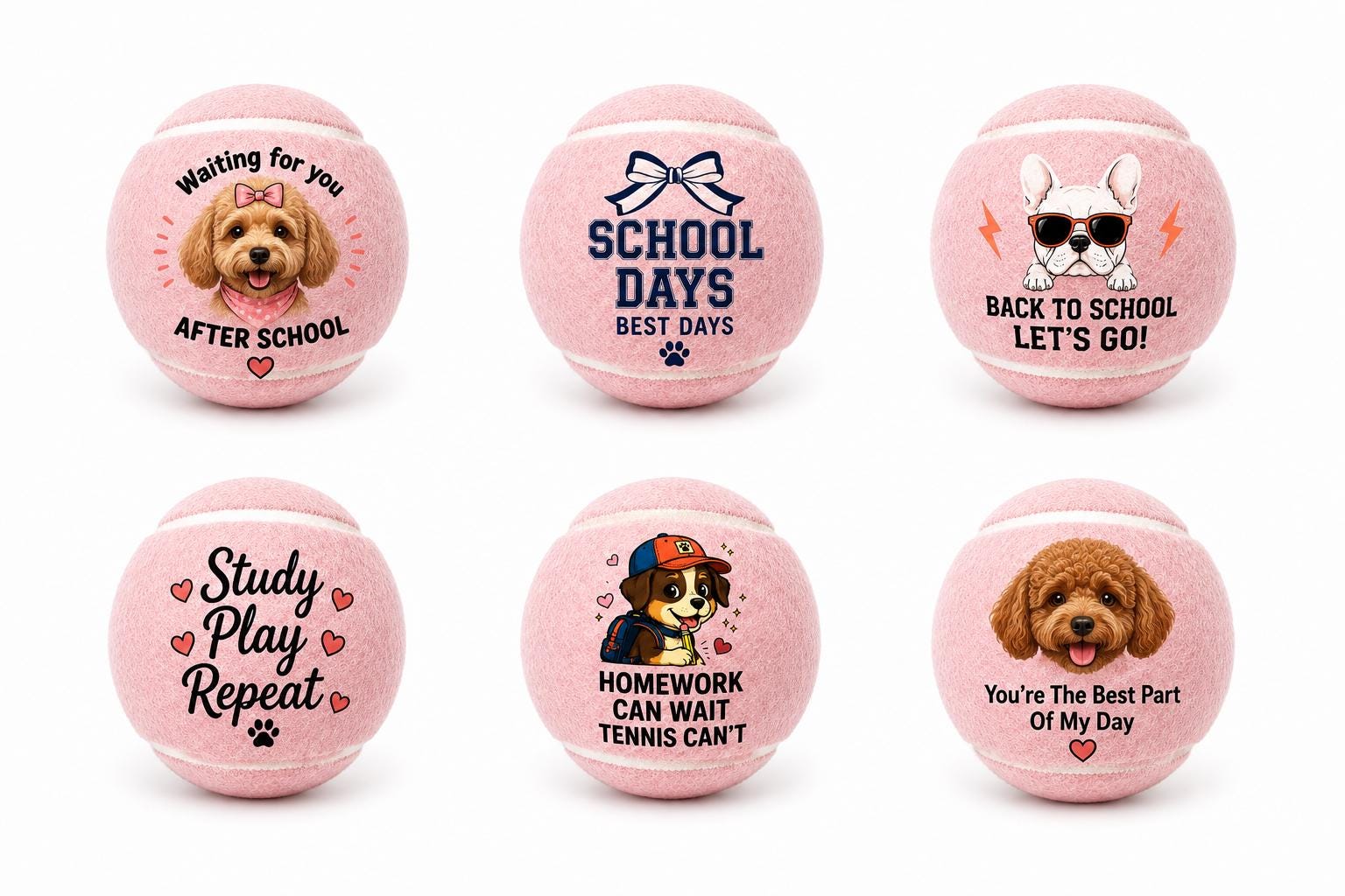 Custom Name Tennis Ball Unique Tennis Gift for Players, Coaches, Pet Lovers & Birthdays